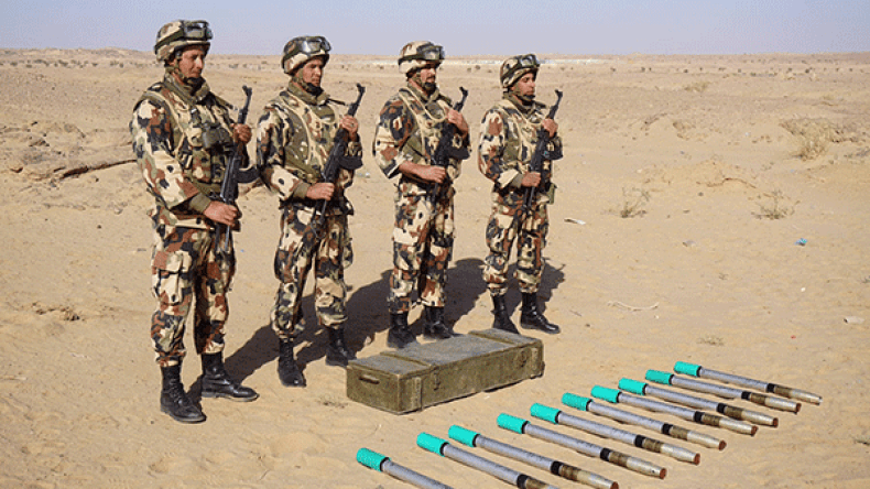 حجز 10 صواريخ ببرج باجي مختار