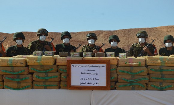 Plus de 3 tonnes de kif traité saisies par un détachement de l’ANP à Tindouf
