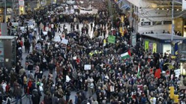 Nouvelles manifestations de soutien à Gaza