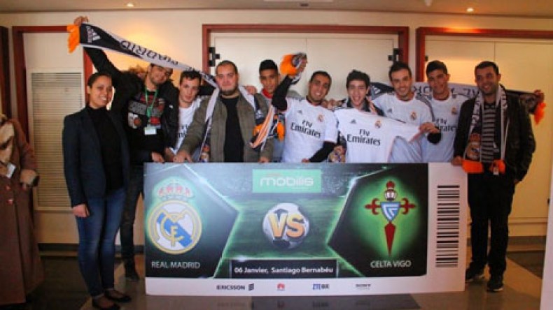 لقاء “سالت فيغو وريال مدريد” بحضور الفائزين الأوائل لمسابقة موبيليس