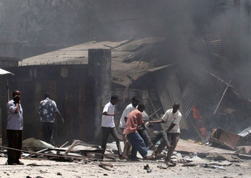 Six morts dans l'explosion d'une bombe à Mogadiscio