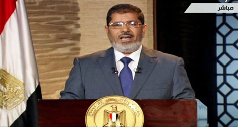 Morsi : “” L’Égypte soutient le peuple syrien et palestinien et veut que l'effusion de sang  cesse “”