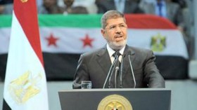 مرسي يعلن قطع العلاقات الدبلوماسية مع سوريا الأسد
