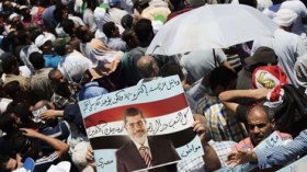 الآلاف من أنصار مرسي يتظاهرون في مصر للمطالبة بعودته