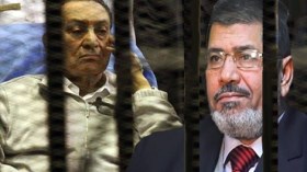 القفص الزجاجي لمرسي فقط.. مبارك لن يدخله!!