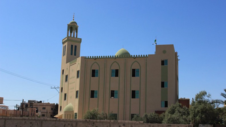 افتتاح مسجد الراحل بوسليماني بغزة