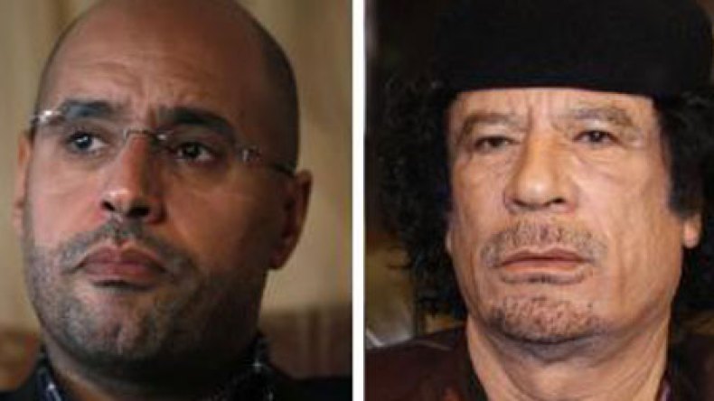 Les posters de Mouammar et Seïf Al-Islam Kadhafi présents à Blida
