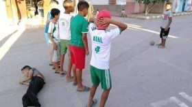 رياض محرز يُلهم الأطفال بإعادة نسج “صورة الهدف” بطريقتهم الخاصة