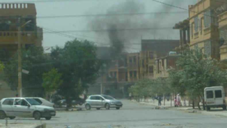 حرق بلدية المعاريف في مواجهات حول أرض عروشية