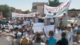 وقفة احتجاجية حاشدة للرد على دعاة تحرير بيع الخمور بالمسيلة