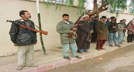 Municipality Guards protest in Algiers