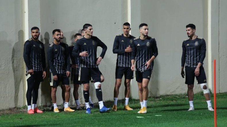 أوّل حصّة تدريبية لِبن سبعيني وعبدلاوي