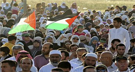 Manifestations à travers les Territoires palestiniens pour la “Naksa” de 1967