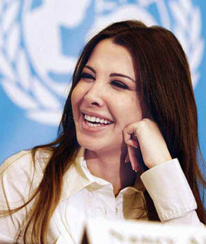 Nancy Ajram the New Goodwill Ambassador to UNICEF