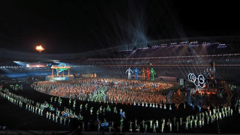 الصينيون يبدعون في حفل افتتاح مذهل لأولمبياد الشباب