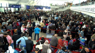 Les aéroports risquent la paralysie
