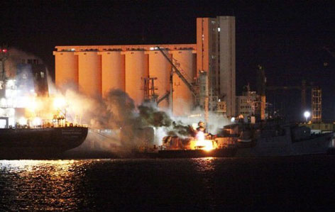 Libye : l'Otan coule huit navires de Kadhafi