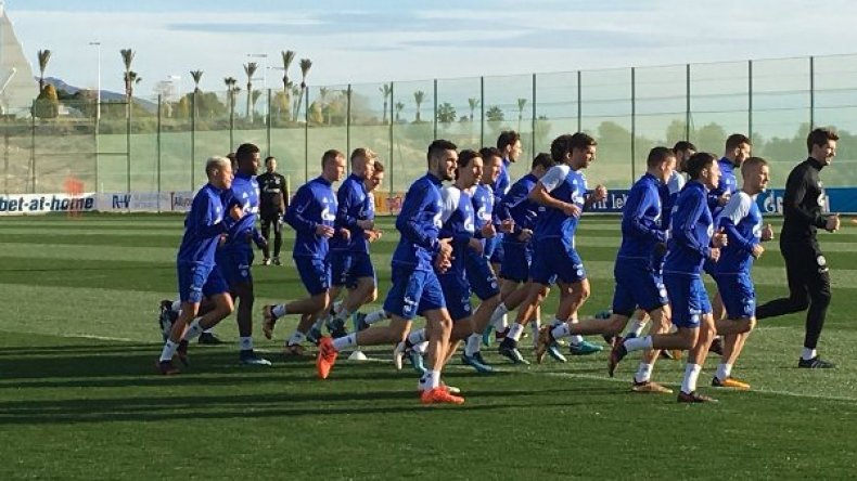 بن طالب في أوّل مران جماعي منذ أكتوبر الماضي