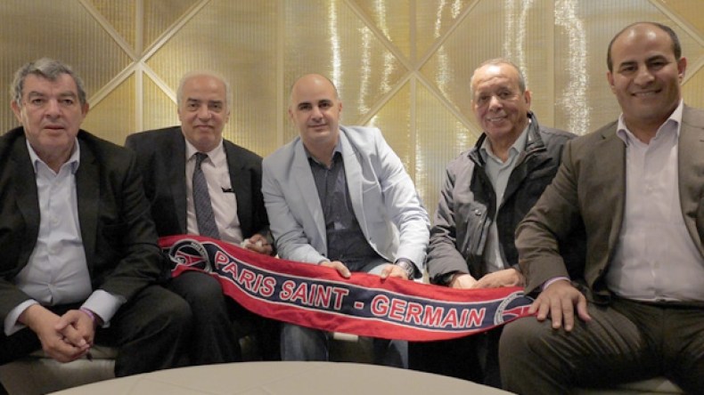 رؤساء نوادي جزائرية يحضرون مباراة فريق باريس سان جيرمان