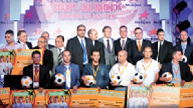 ” نجمة ”  تكرم  أحسن  الموزعين  وتكافئ  الفائزين  في  التحدي  الكبير  ” كأس  العالم “