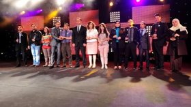 نجمة‭ ‬تكافئ‭ ‬الفائزين‭ ‬بنجمة‭ ‬الإعلام‭ ‬ورواد‭ ‬الصحافة‭ ‬الوطنية‭ ‬