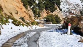 Chutes de neige sur les reliefs des hauts plateaux