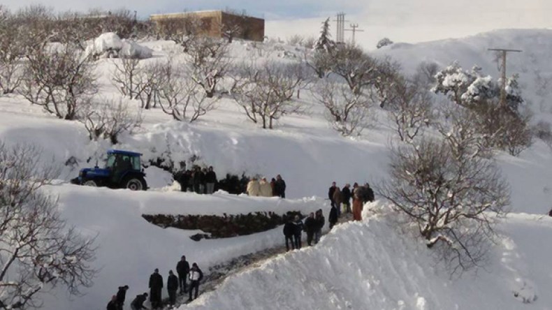 عالقون يستغيثون: النجدة نحن تحت الثلوج