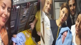 امراة سورية تضع مولودها اضطرارياً على متن طائرة متجهة للسويد