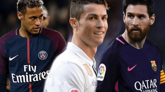 توتر العلاقة بين ميسي ونيمار بسبب رونالدو