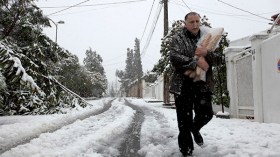 أمطار وثلوج بالمرتفعات الغربية والوسطى التي يزيد علوها عن 900 متر