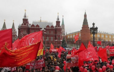 Russie: des communistes manifestent contre les élections
