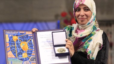 Three women receive Nobel Peace Prize