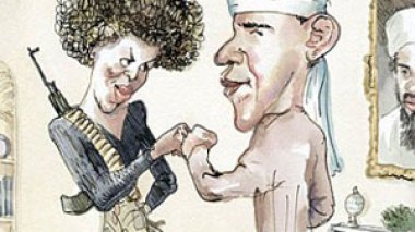 Une caricature de Barack Obama en islamiste provoque la consternation de son camp