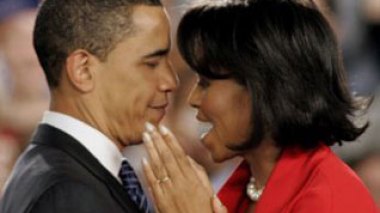 Le couple Obama à la présidence