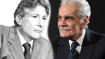 بين عمر شريف وإدوارد سعيد