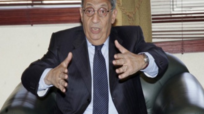 عمرو موسى: العرب سيعيدون النظر في مبادرة السلام العربية