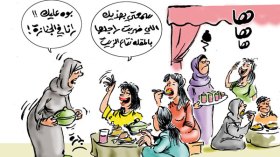 الجشع على موائد الطعام يمتد الى الجنائز!