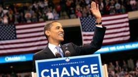 أوباما أول أسود يقف على عتبة البيت الأبيض