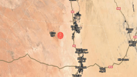 هزة أرضية بقوة 3.9 درجات بالوادي