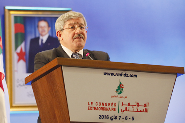 Ouyahia closes the game on the RND’s extraordinary conference first day
