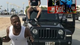 “إيفرا” يسحب سيارة رباعية الدفع ساخرا من قرار طرده