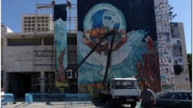 فلسطين: عرض لأكبر لوحة زيتية وسط “بيت لحم”