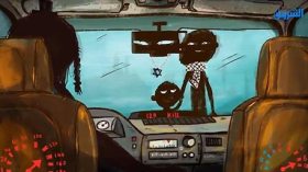 إحذر فلسطيني أمامك .. زد السرعة !