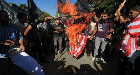 Des centaines de Palestiniens manifestent contre le film anti-islam
