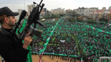 Près de 100.000 Palestiniens rassemblés à Ghaza pour les 25 ans du Hamas