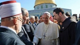 مفتي القدس لبابا الفاتيكان: القدس عاصمة فلسطين الأبدية الروحية والسياسية