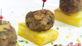 كريات اللحم مع البطاطا