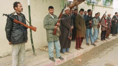 Security map to give back arms to people in Algeria