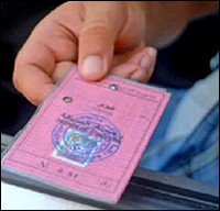 Penalty point driving licence system: 16 points for experienced drivers, 8 for beginners