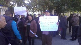 مكتتبو “عدل 1” موقع 5 آلاف مسكن بالمعاملة يحتجون